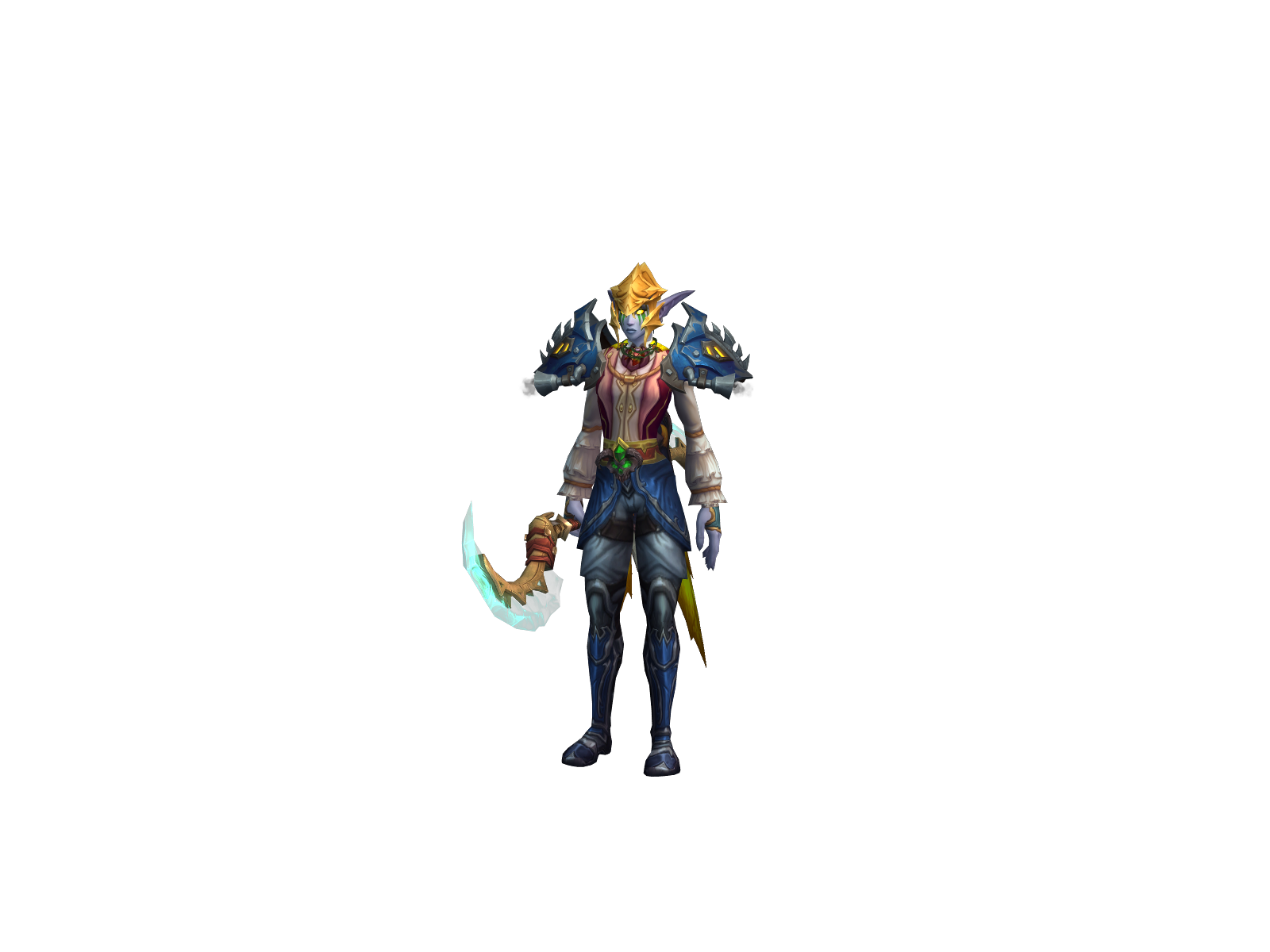 Sylauda 3D character render