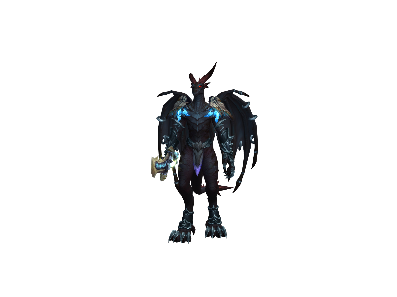 Nightfury 3D character render