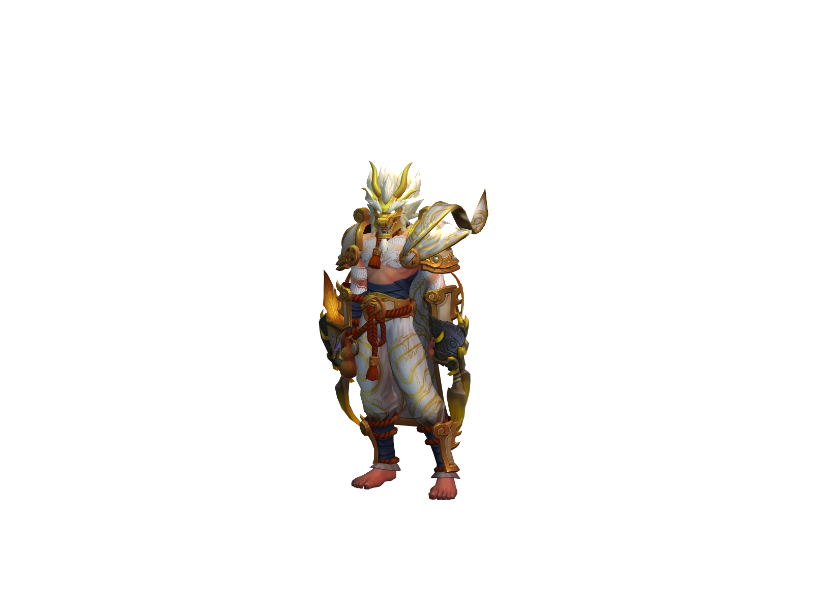 Kungfuelf 3D character render