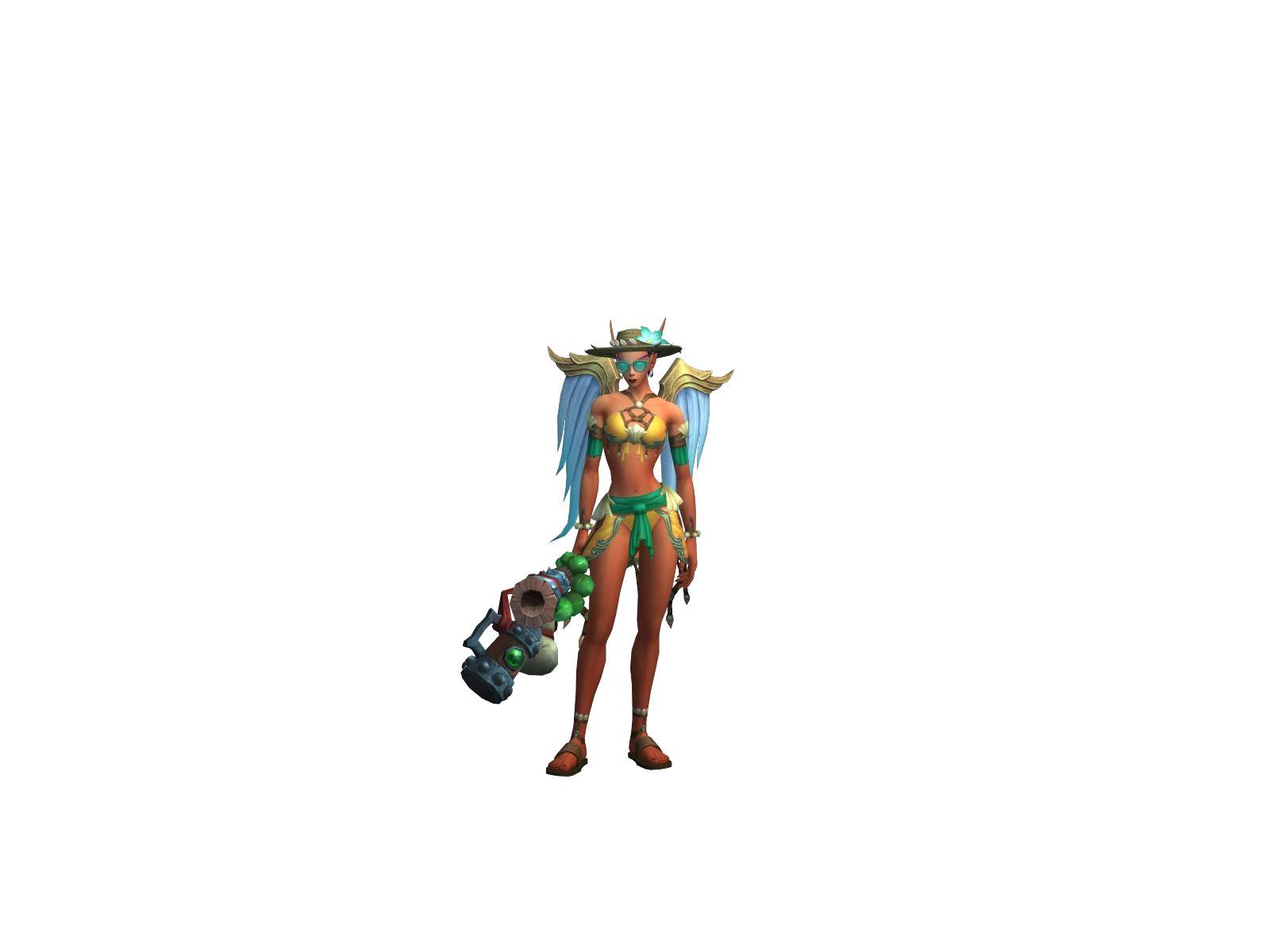 Zemonk 3D character render