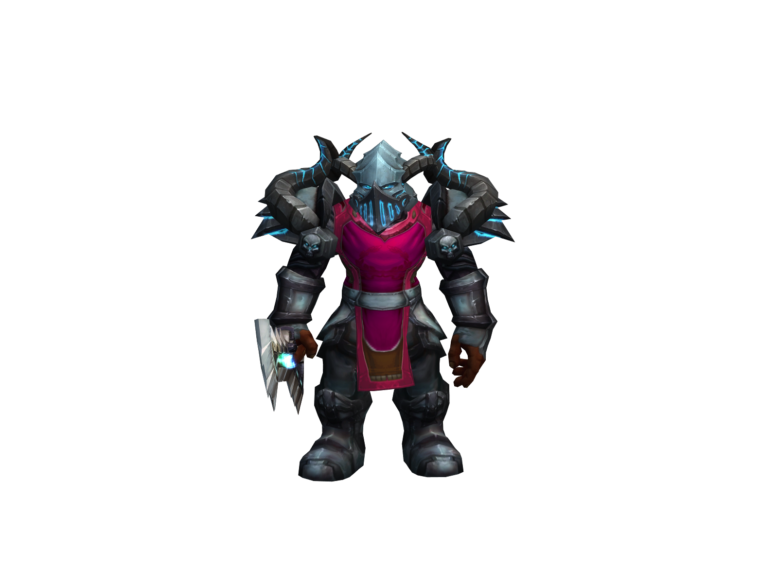 Trentestmast 3D character render