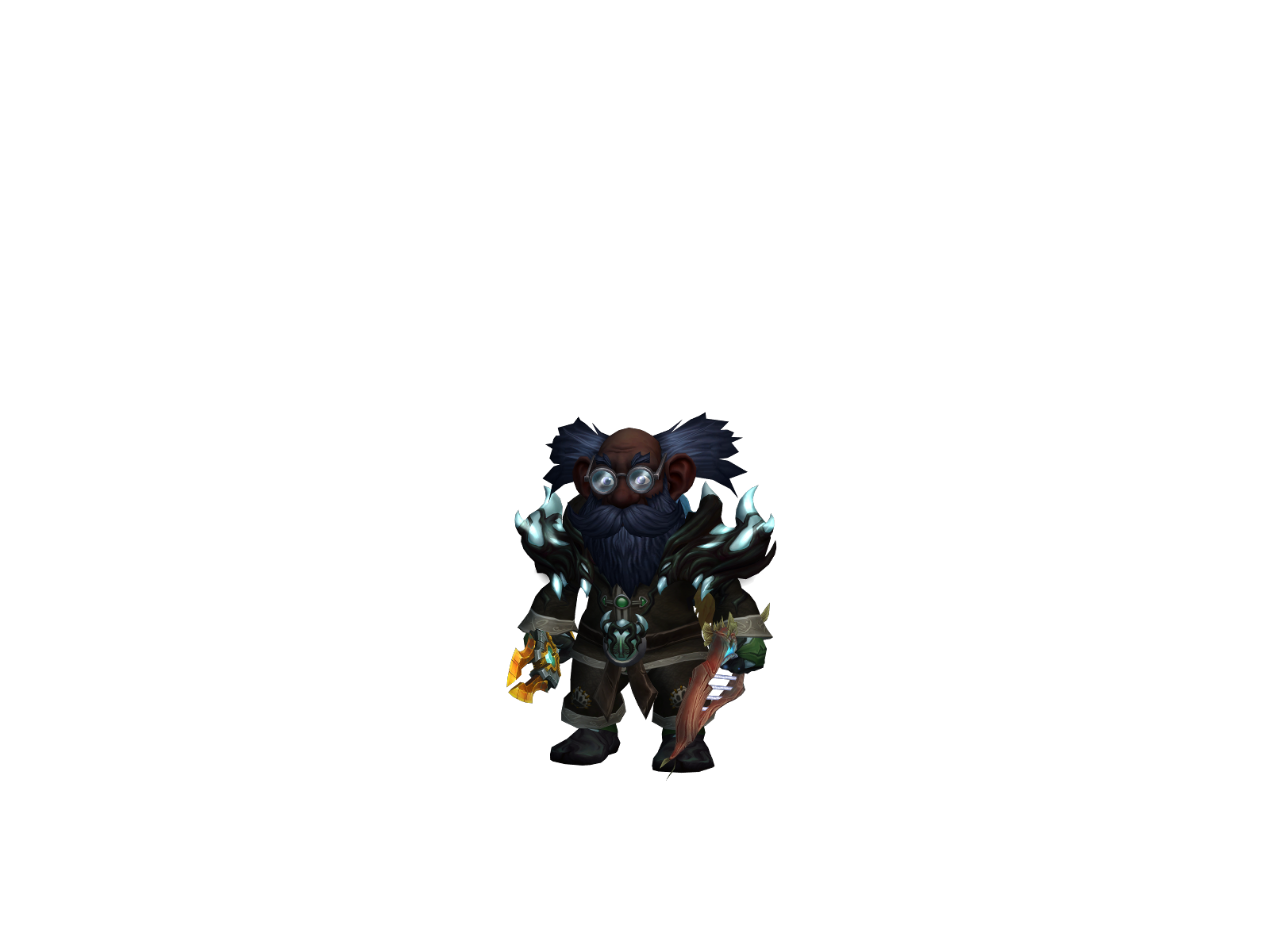 Roast 3D character render