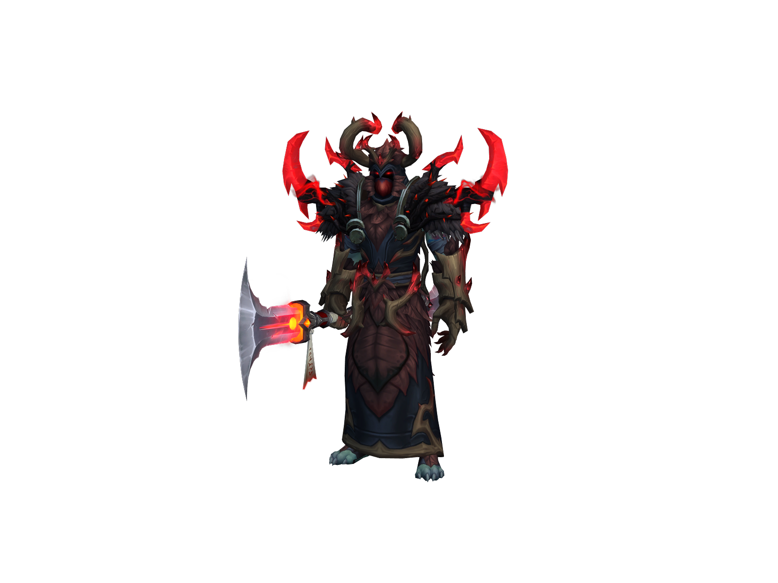 Forçadão 3D character render