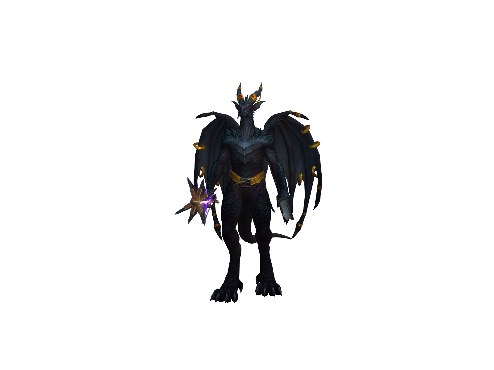 Reverend 3D character render