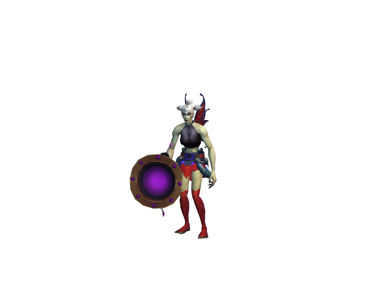 Qoya 3D character render