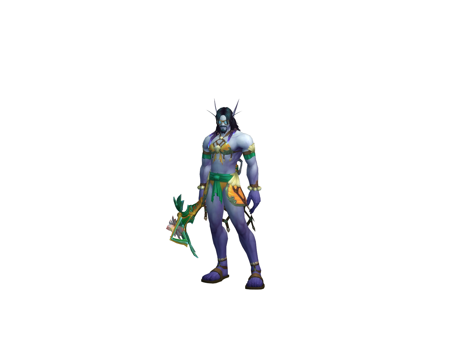 Lüquinhas 3D character render