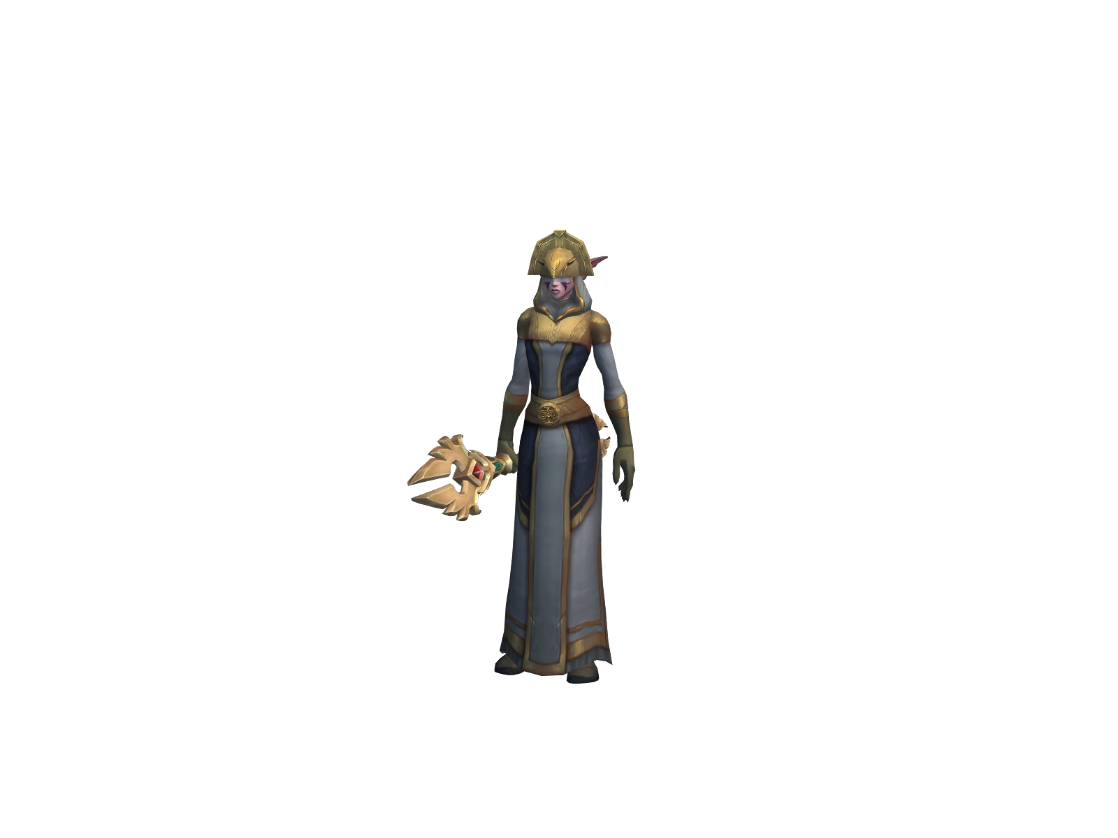 Iselda 3D character render