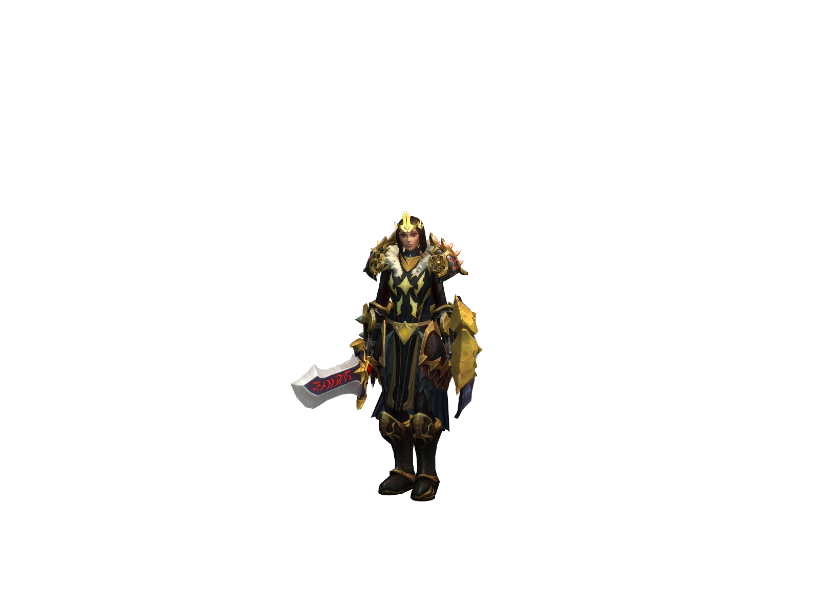 Elizabeth 3D character render