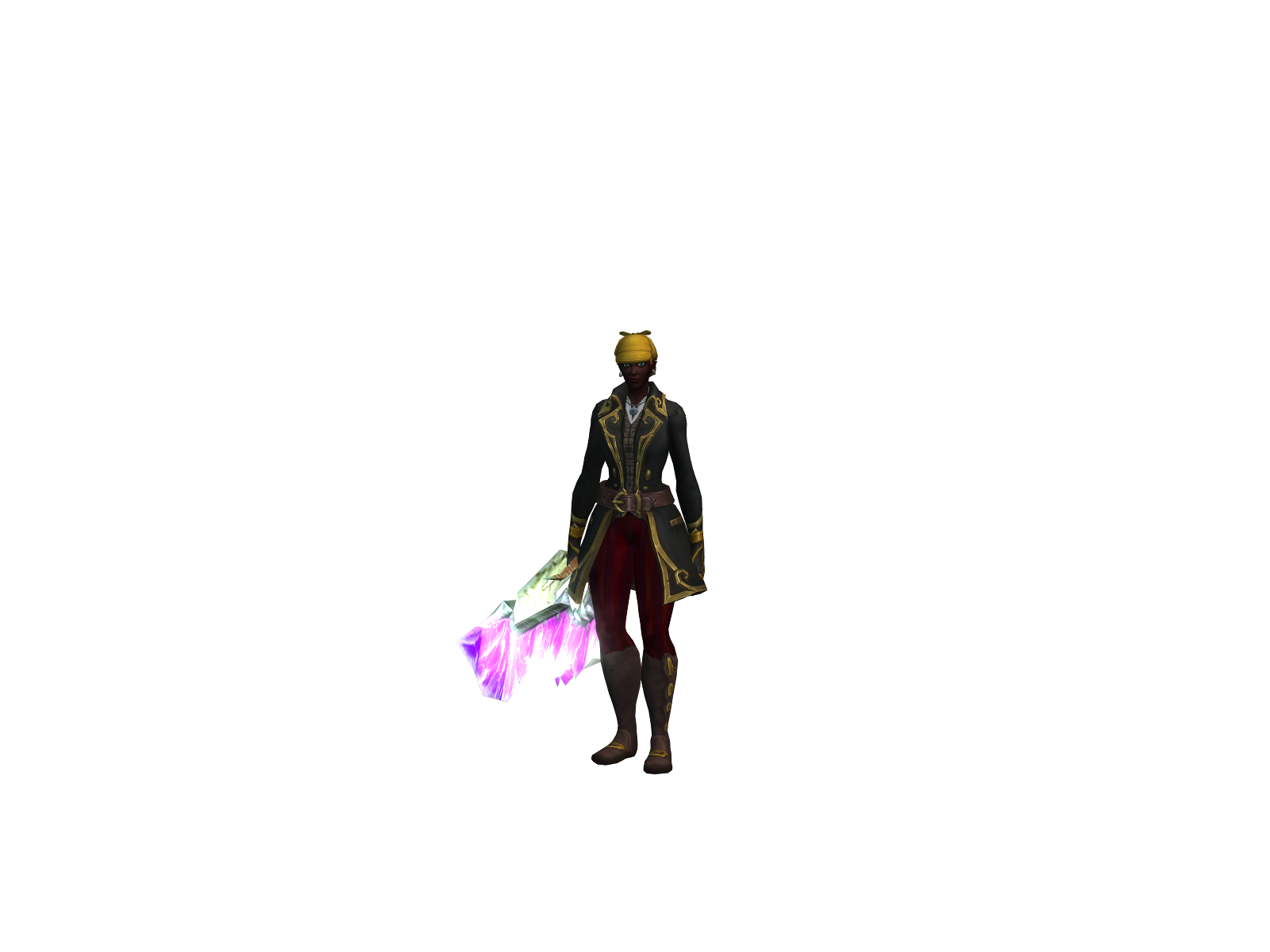 Sevengodx 3D character render