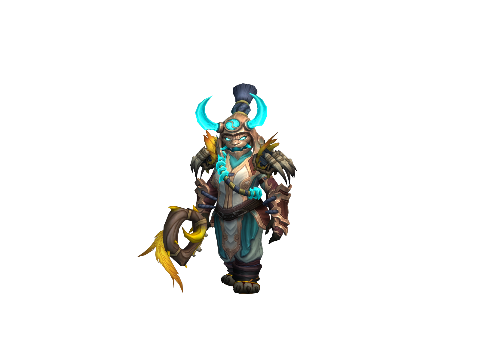 Pandria 3D character render