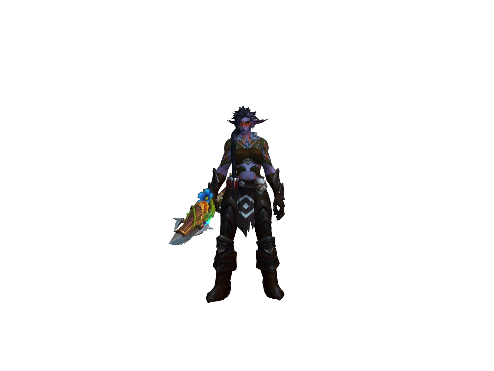 Nachtzahn 3D character render