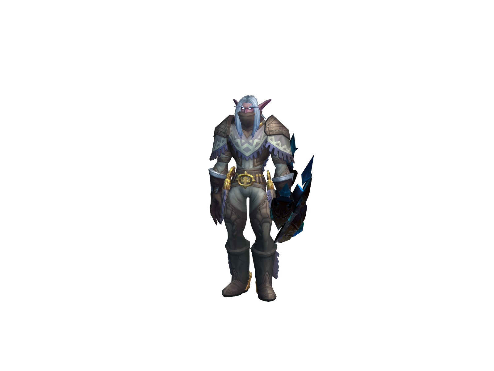 Oxóssî 3D character render