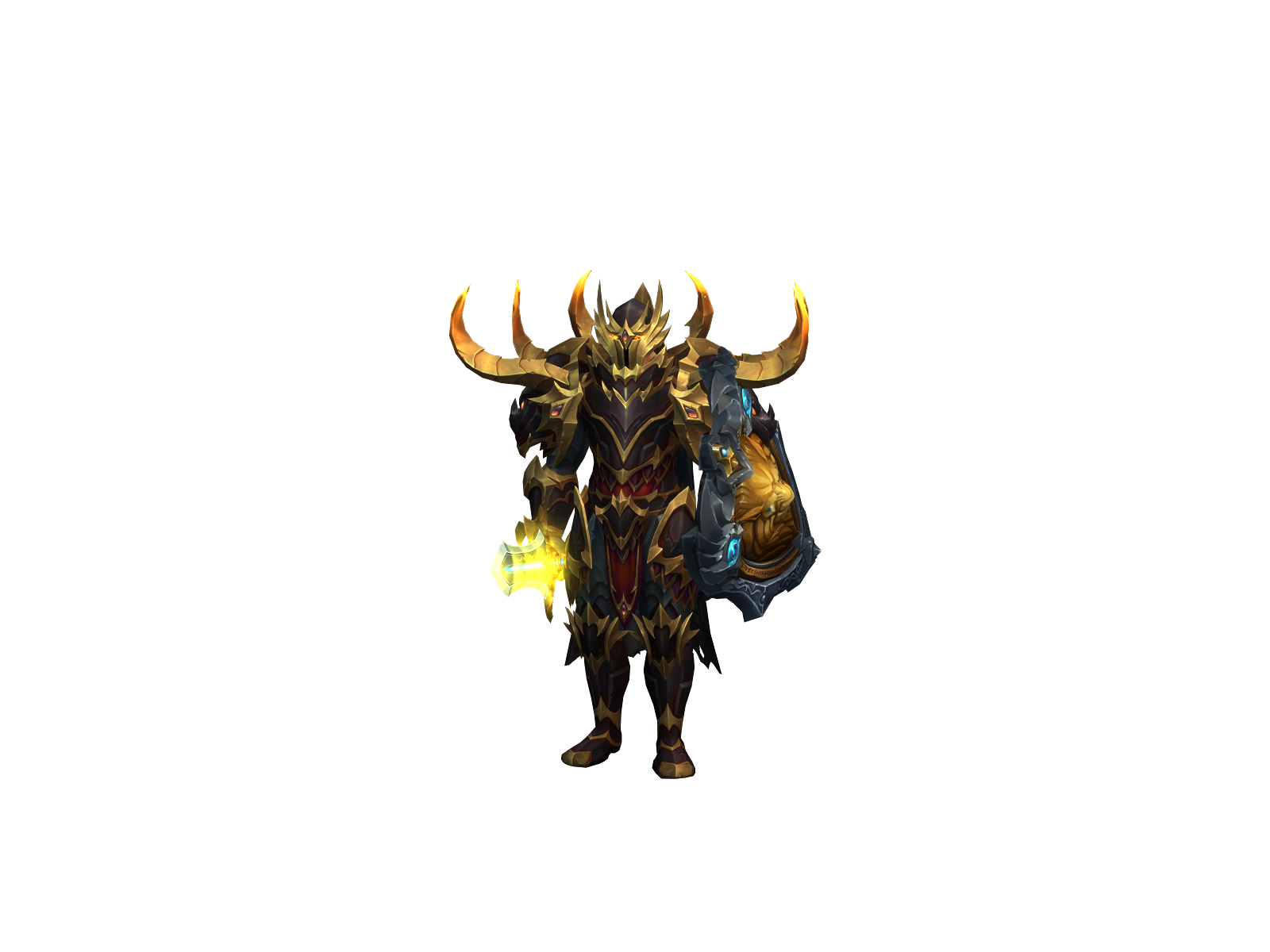 Bauromg 3D character render