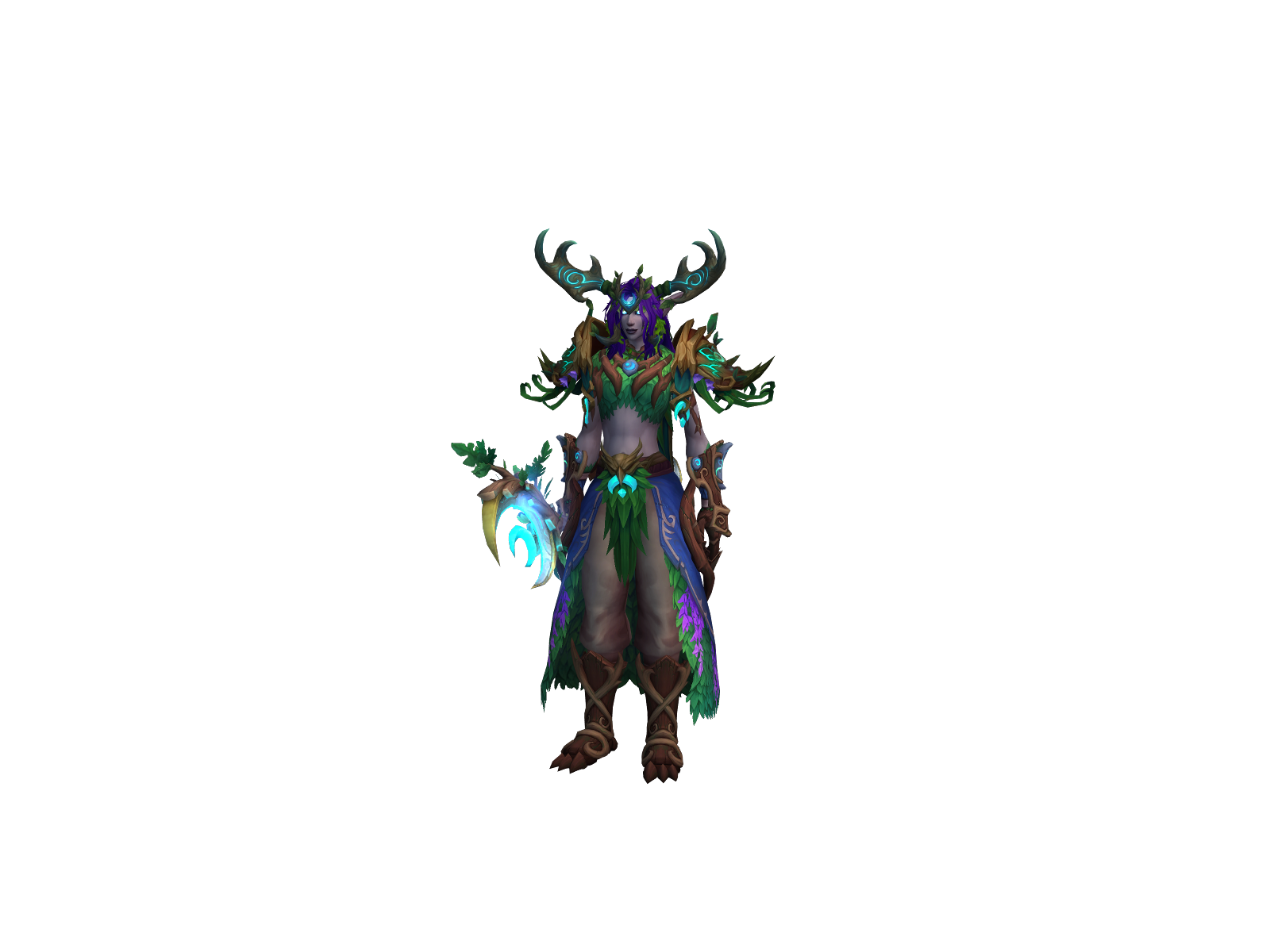 Ünohana 3D character render