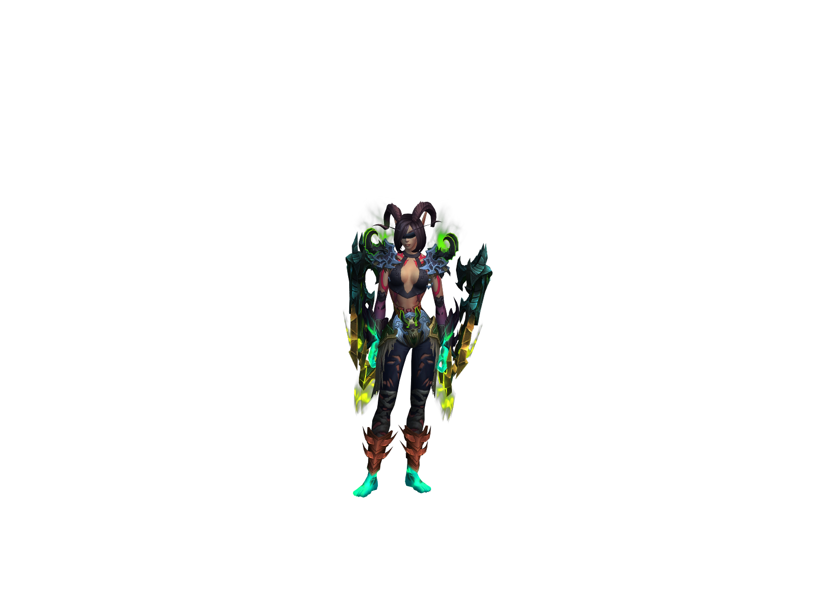 Allorya 3D character render
