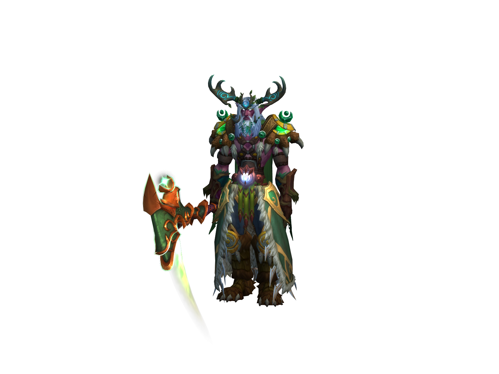 Borealtiger 3D character render