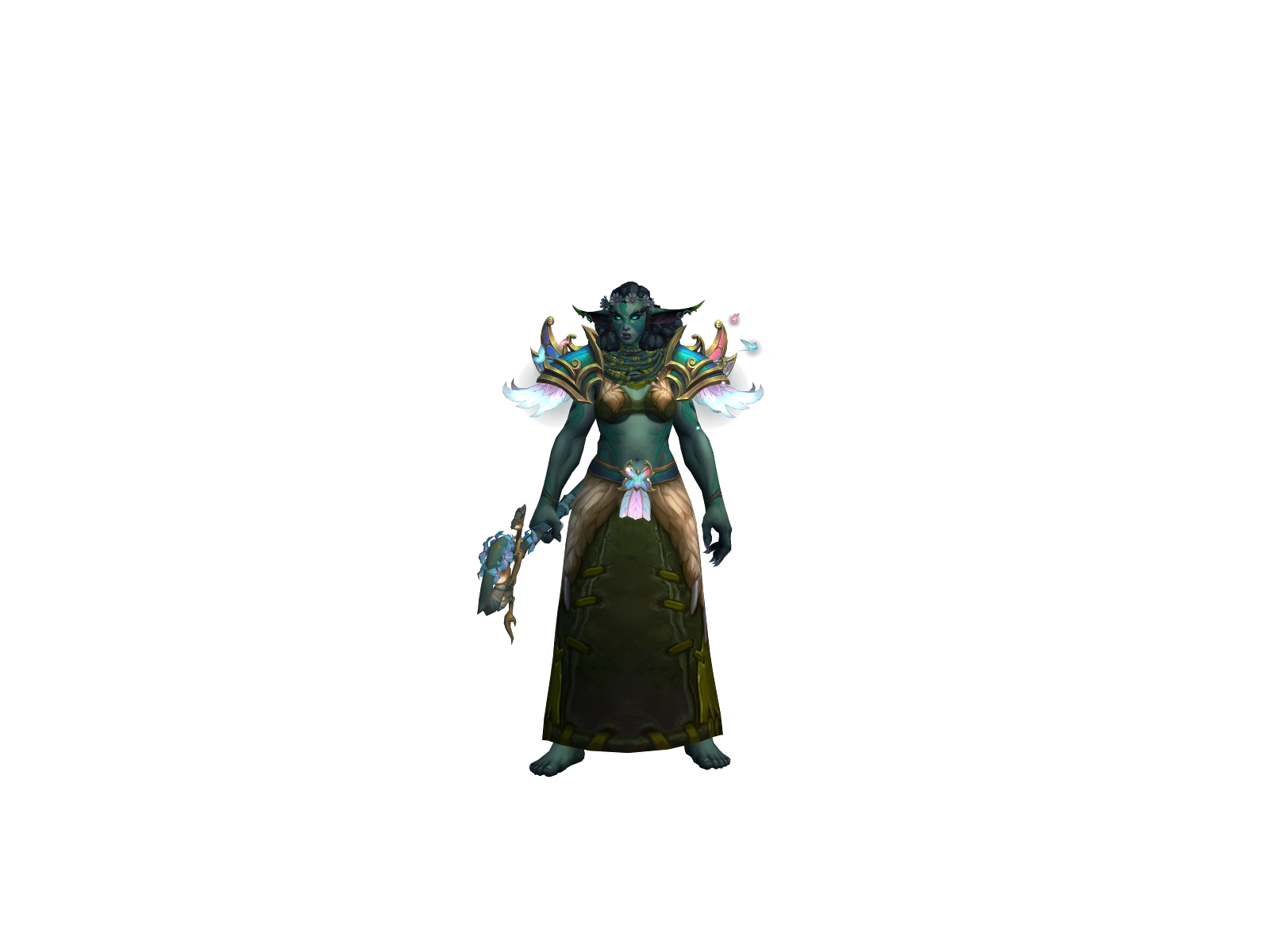 Luha 3D character render