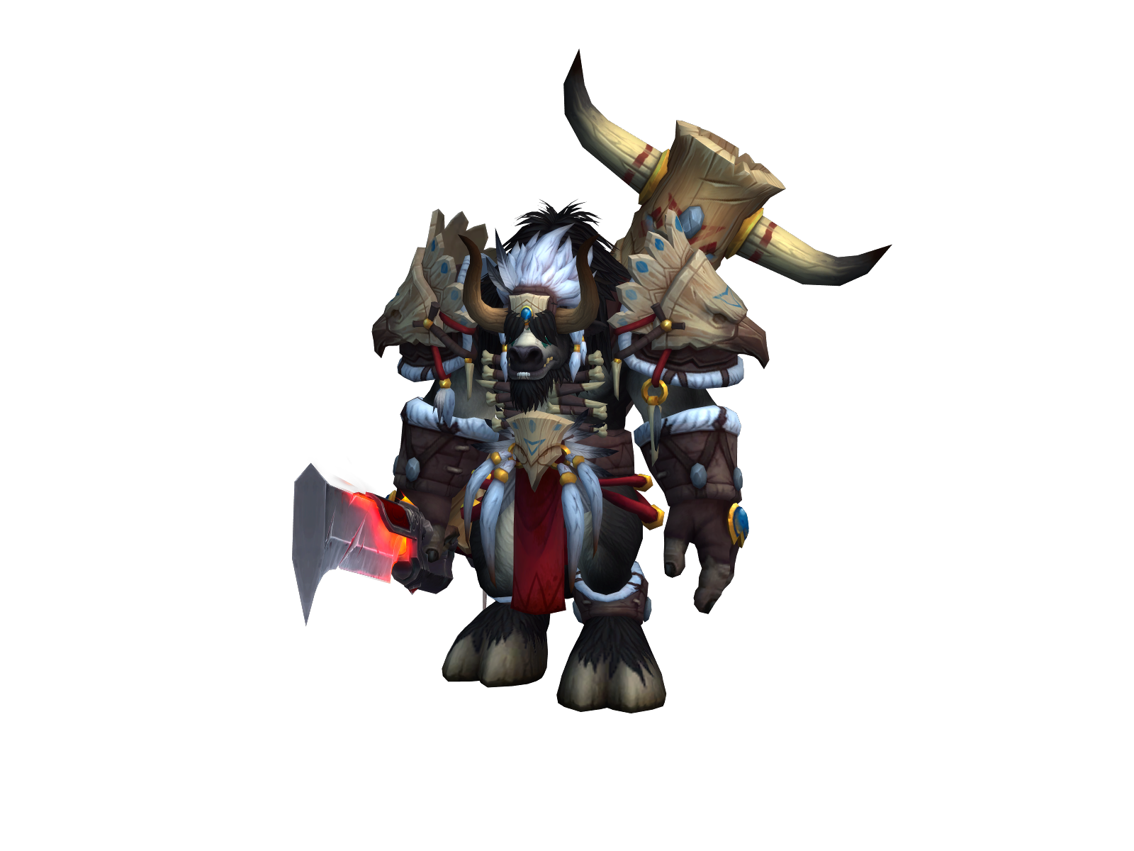 Babuined 3D character render