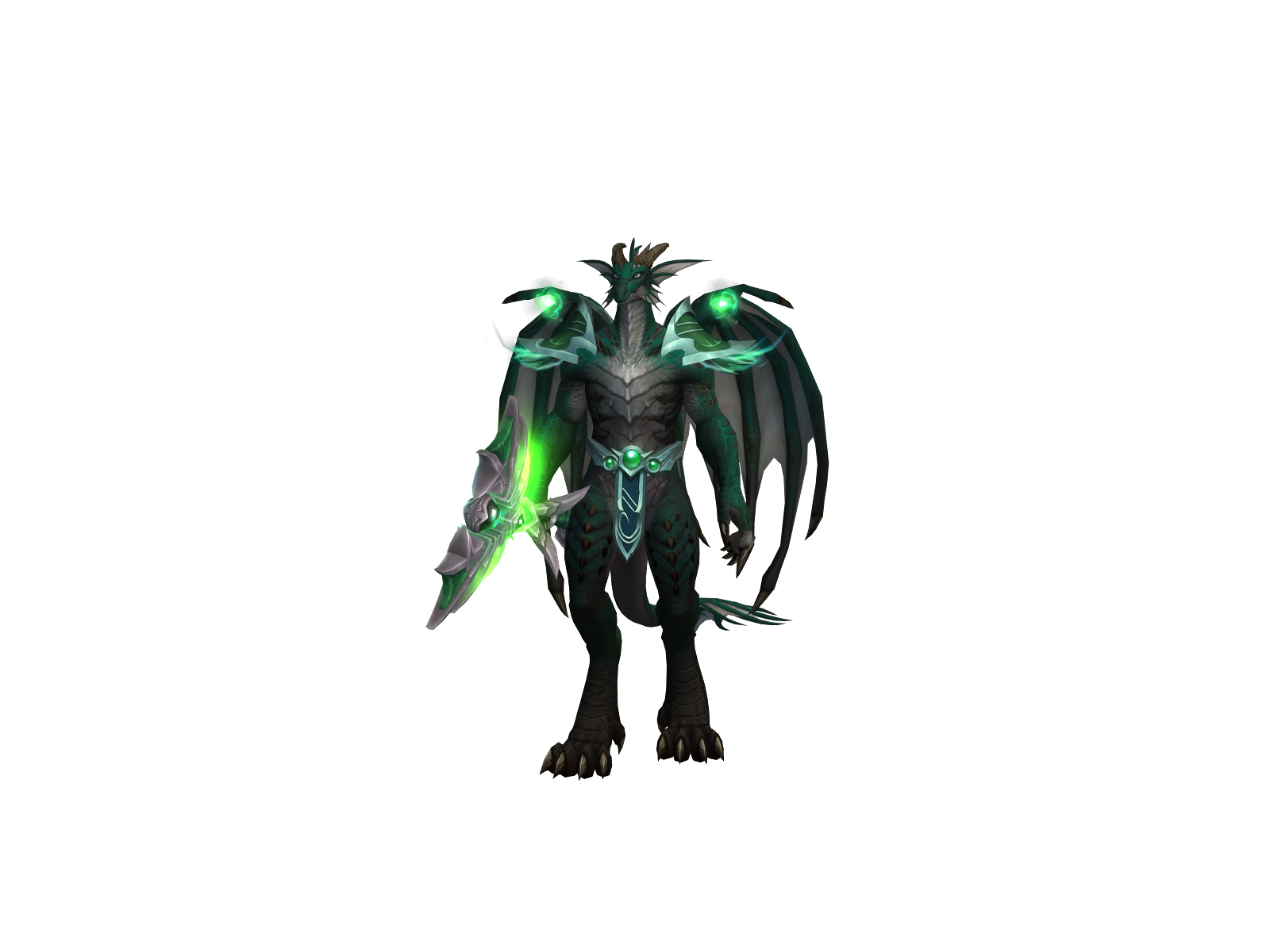 Dracastor 3D character render