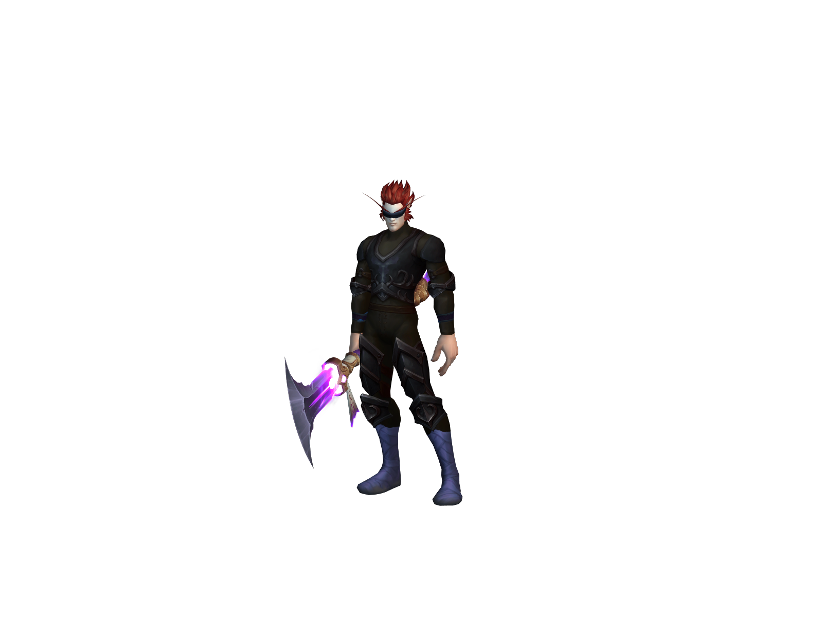 Akâza 3D character render
