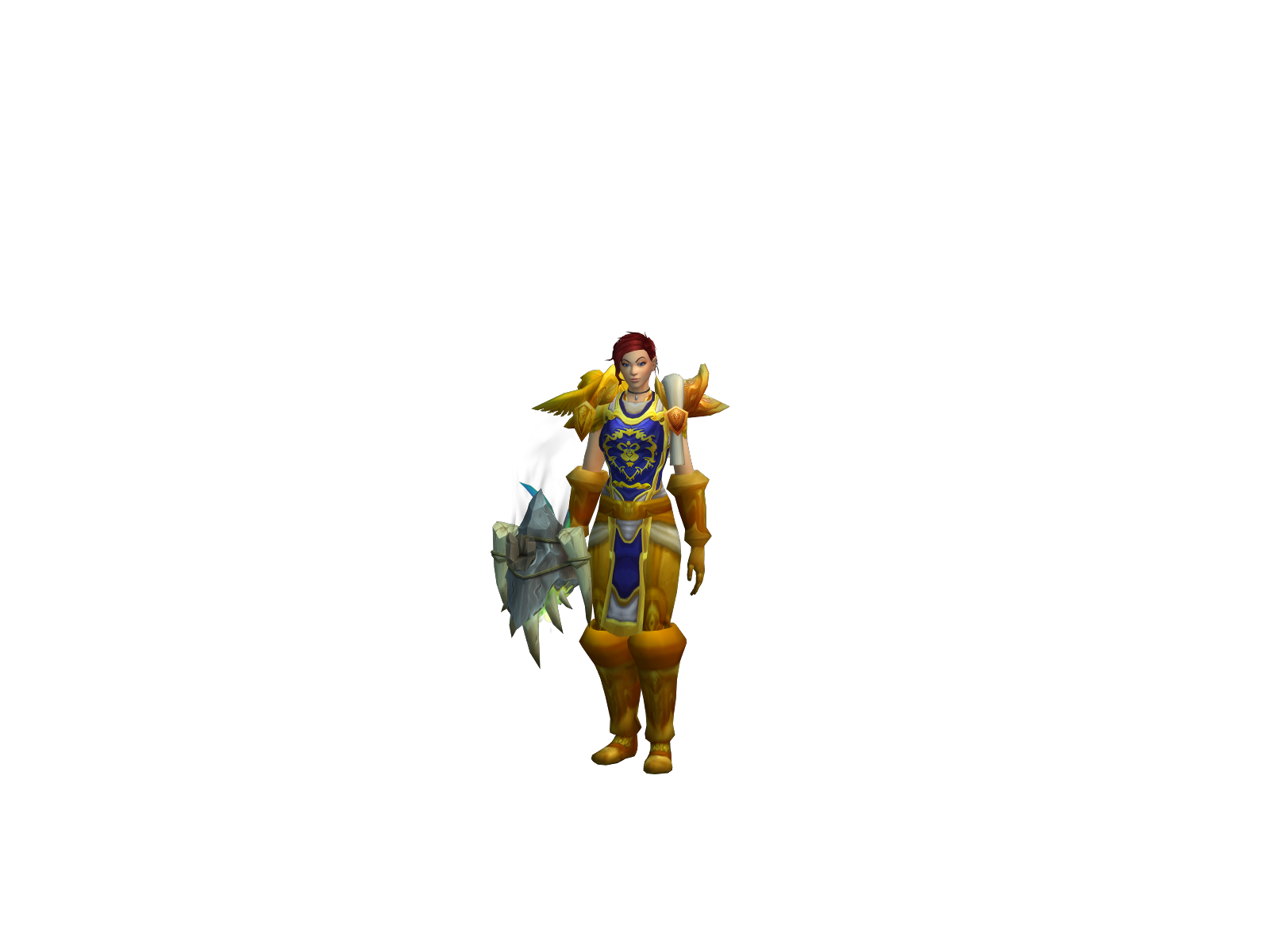 Glanz 3D character render