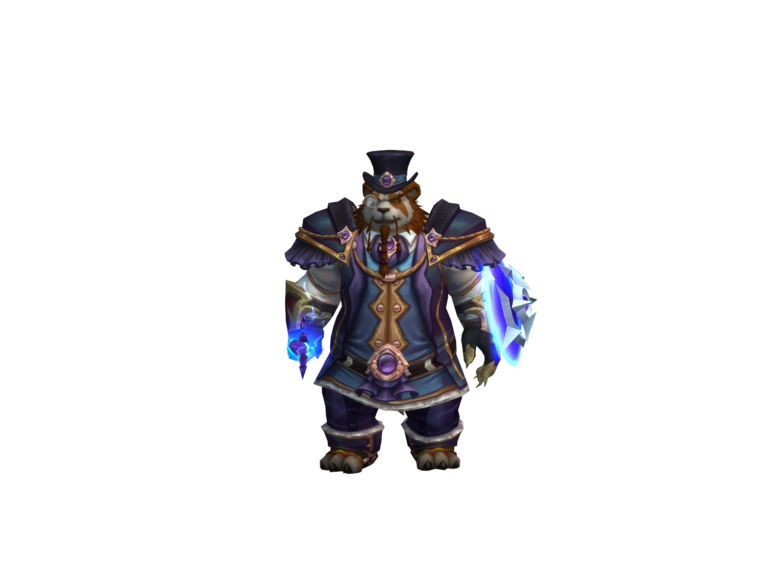Gnarow 3D character render