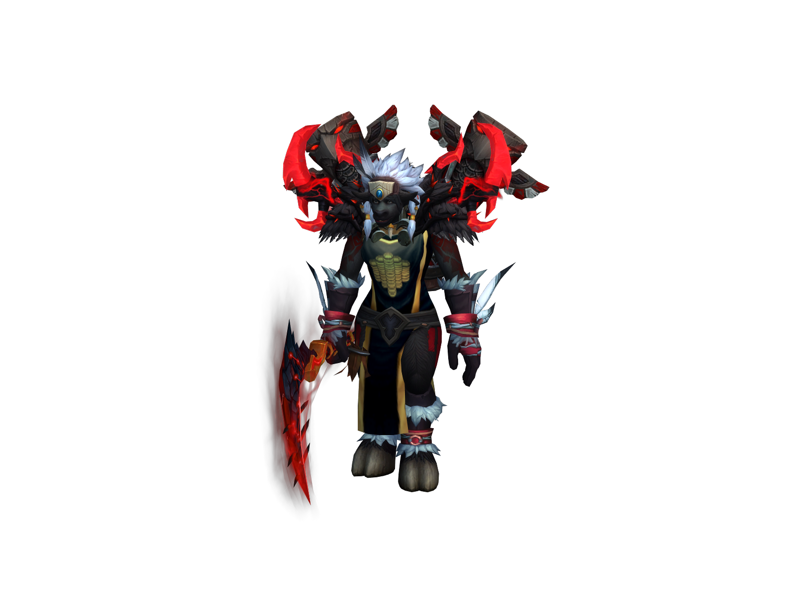 Rawrii 3D character render