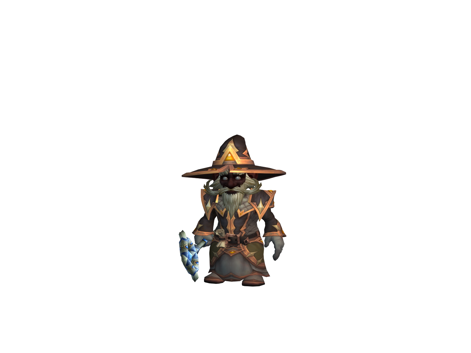 Hardened 3D character render