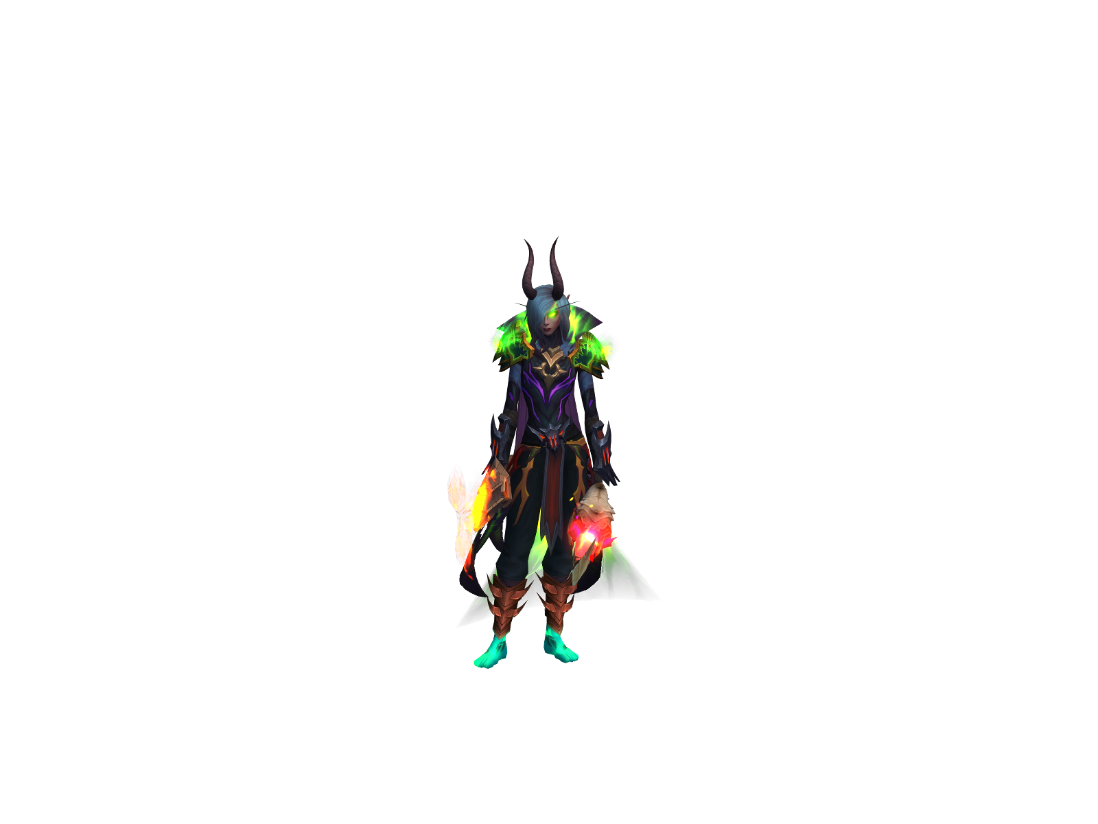Derrubatora 3D character render