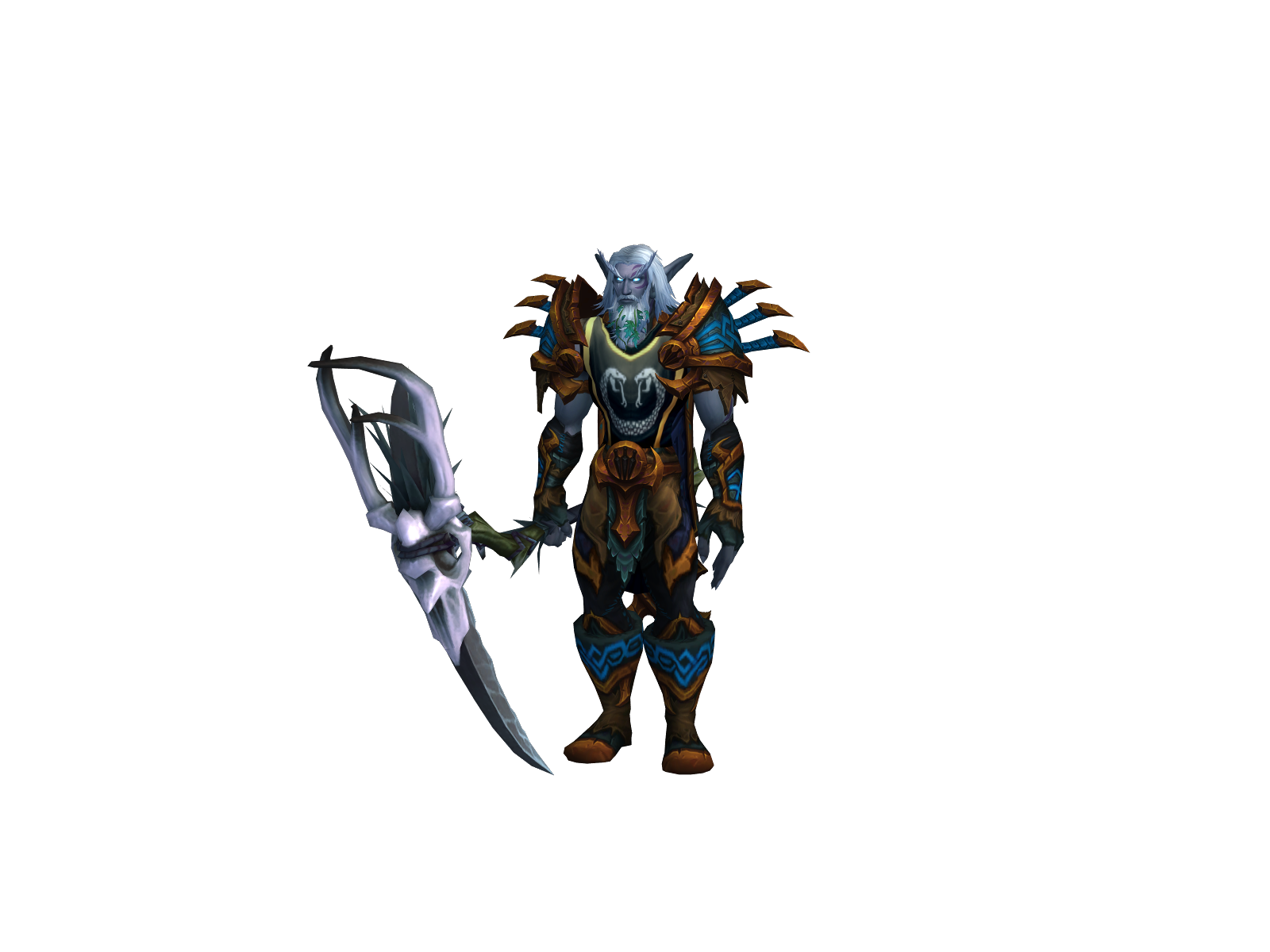 Morlan 3D character render