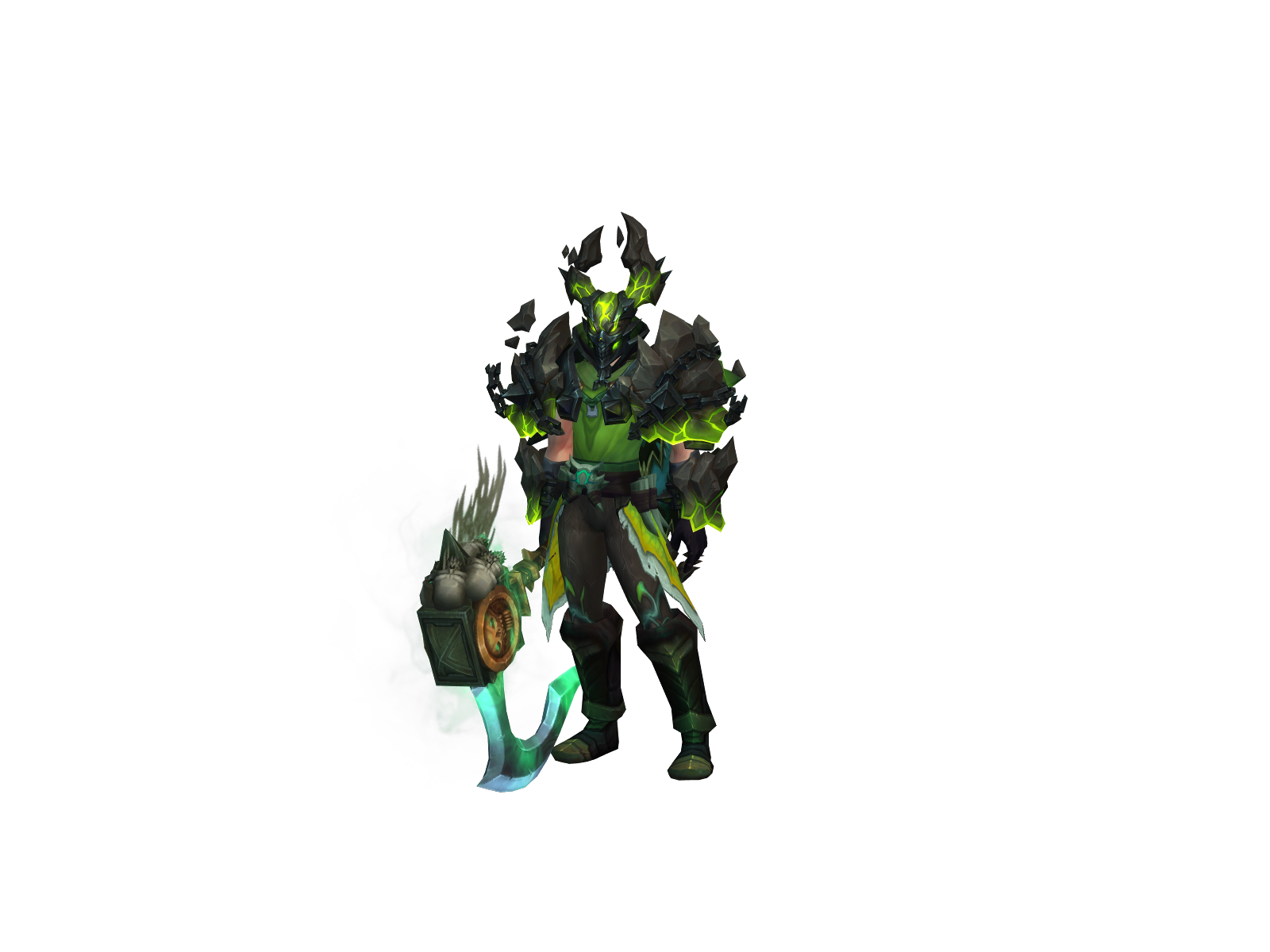 Warlockão 3D character render