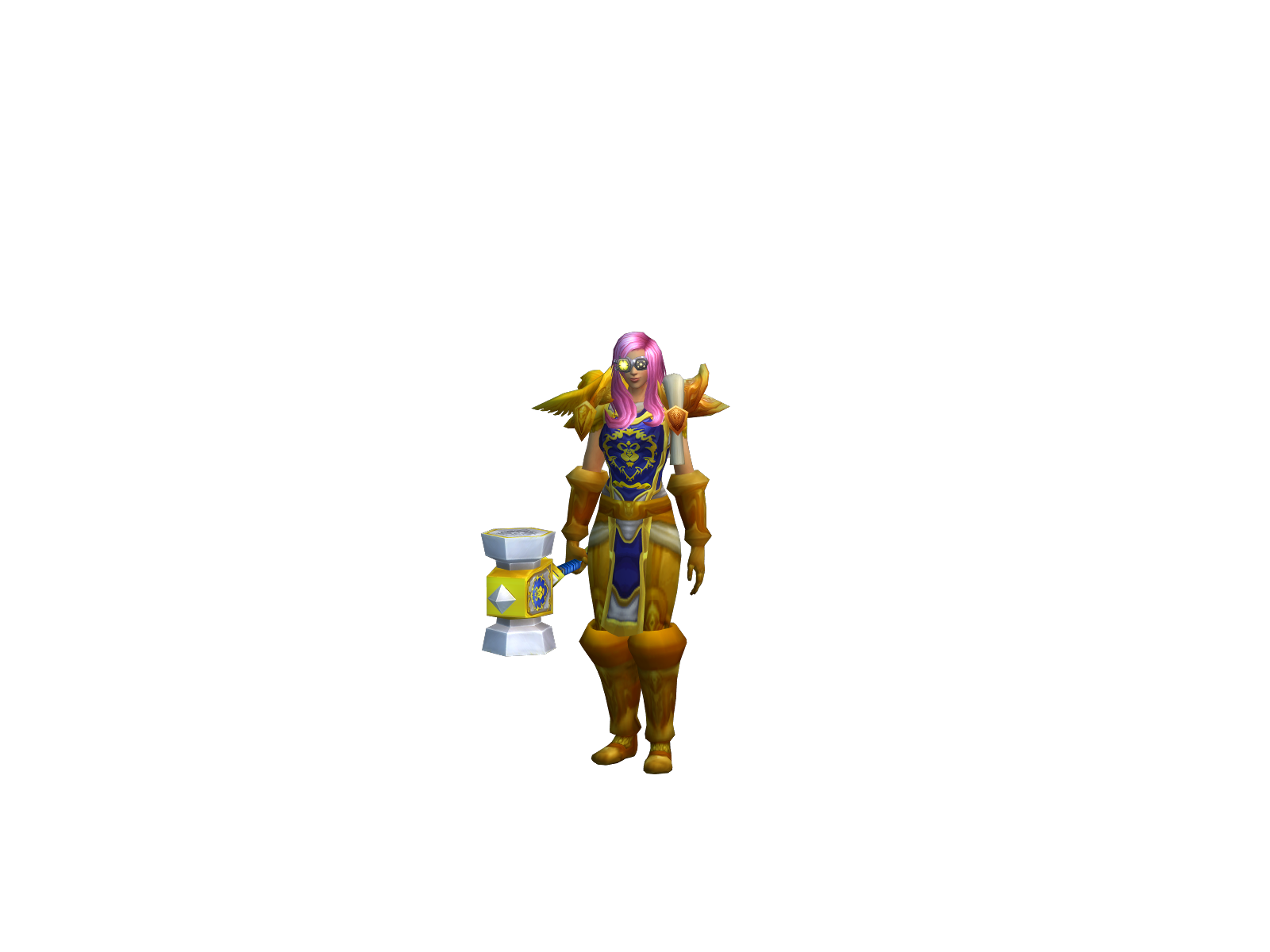 Lightnìng 3D character render