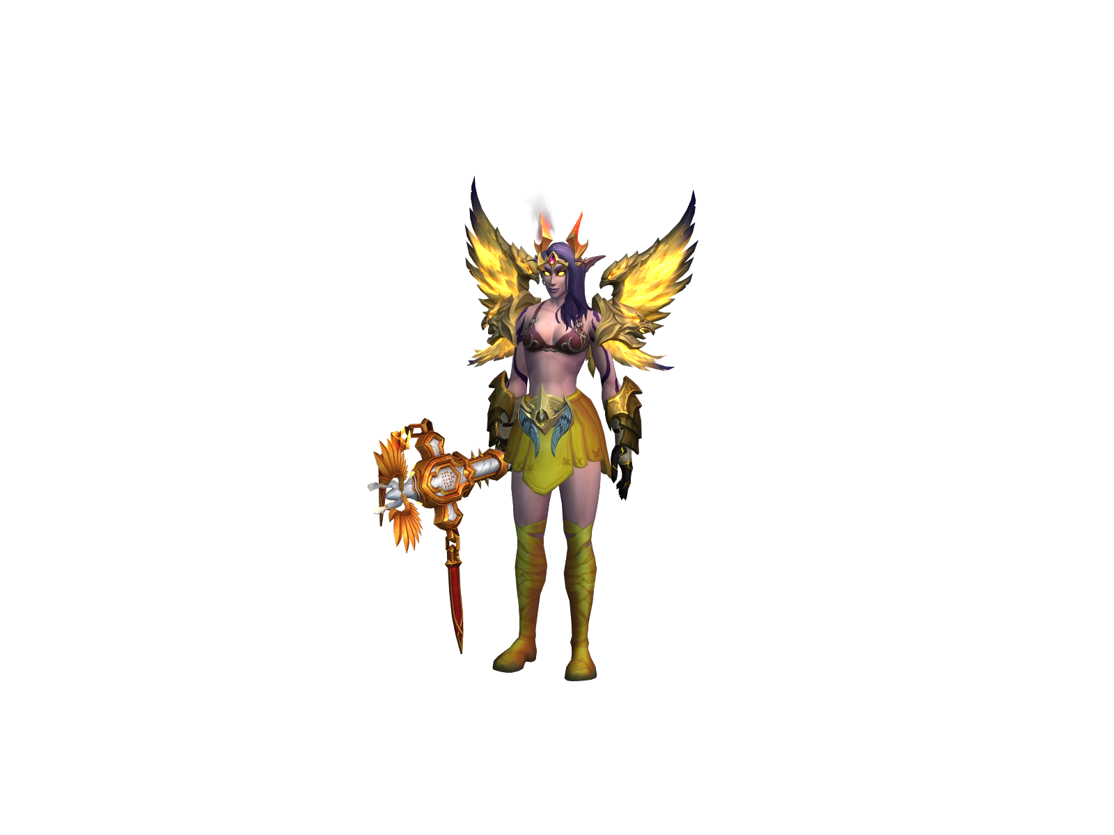 Bigeyenini 3D character render