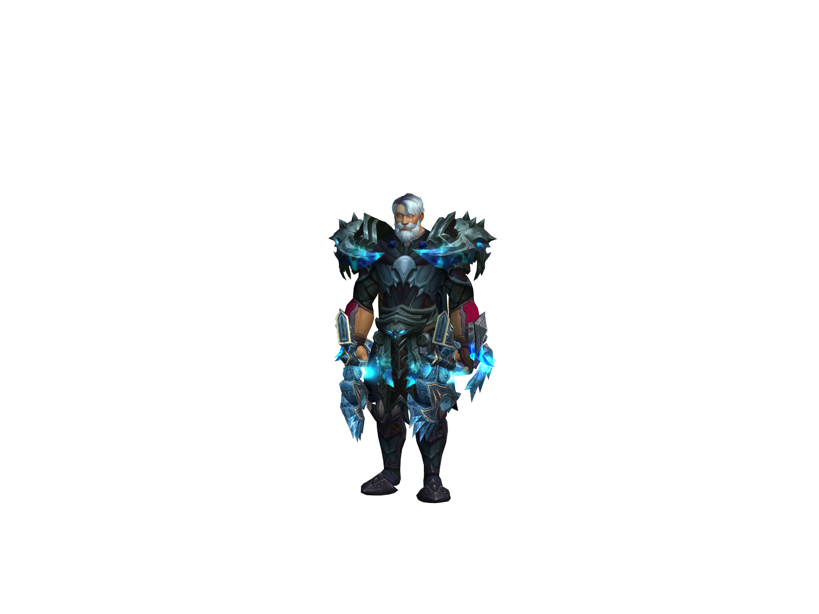 Behind 3D character render