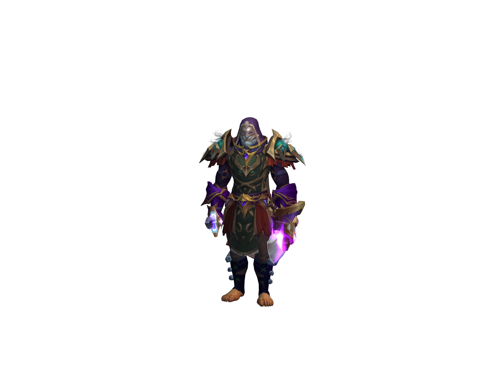 Array 3D character render