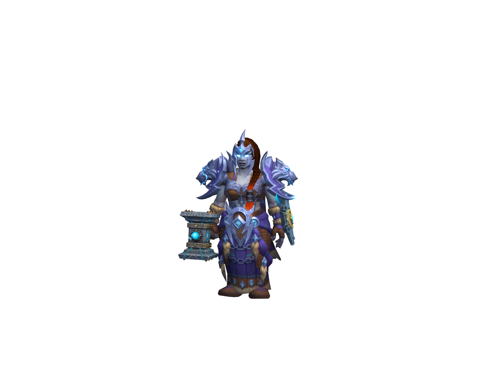 Elfennau 3D character render