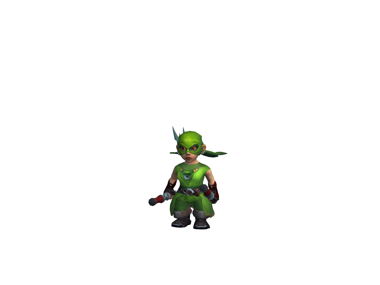 Ligeirinhaa 3D character render