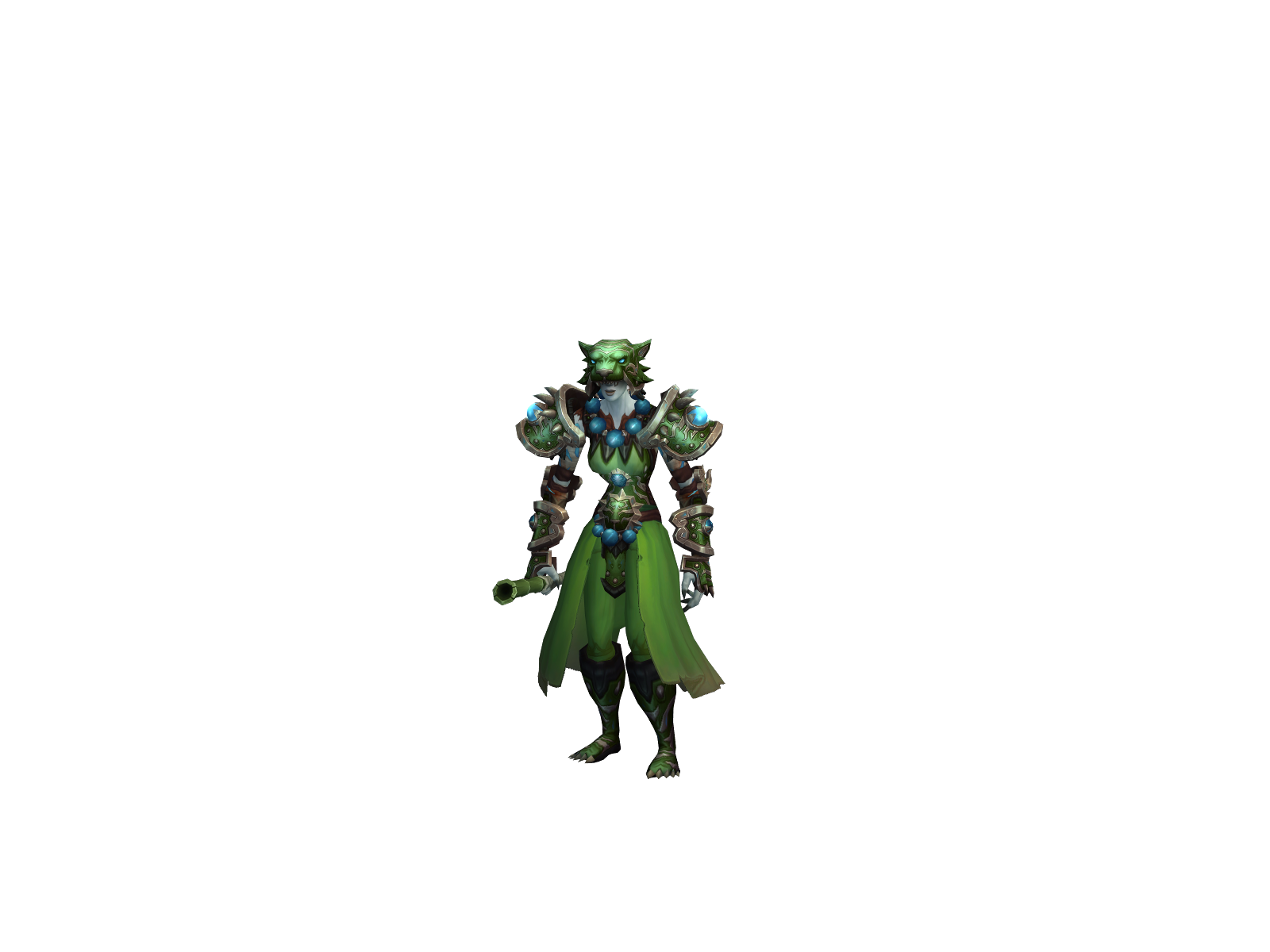 Perpétua 3D character render