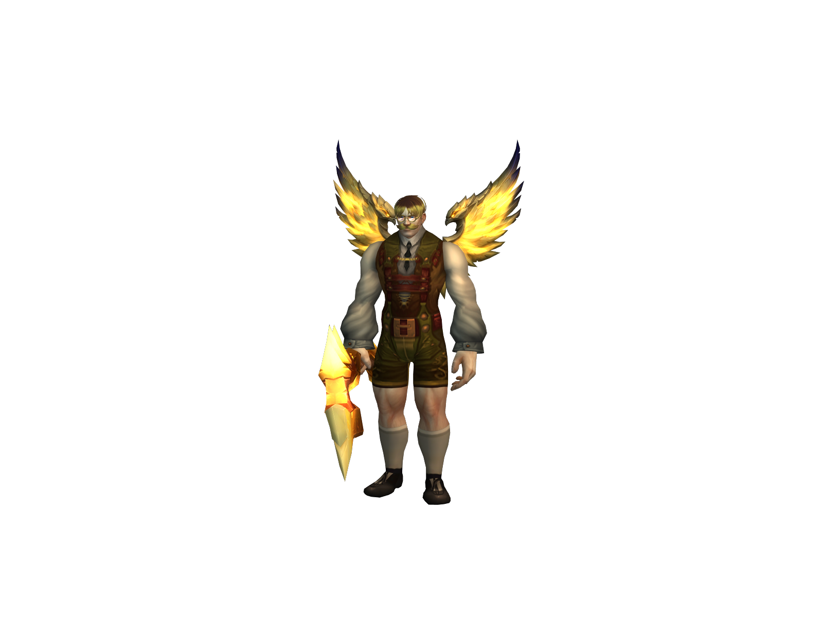 Ëscänor 3D character render