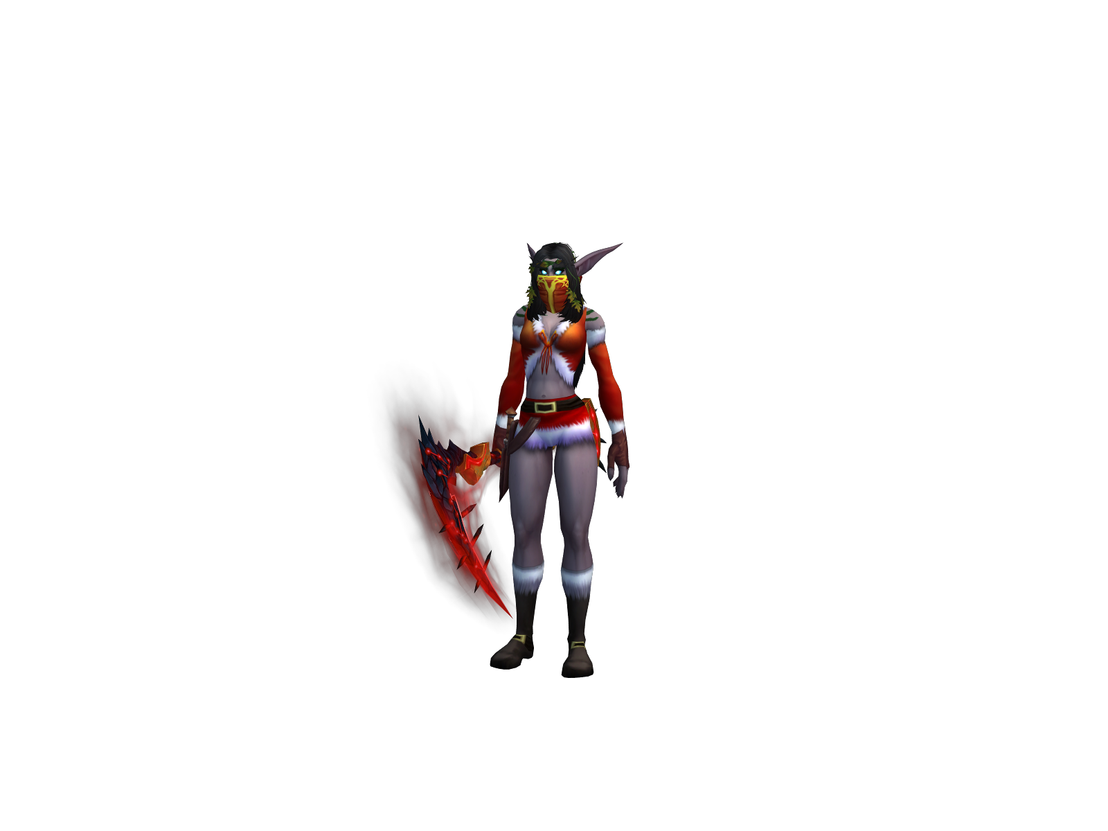 Speeds 3D character render