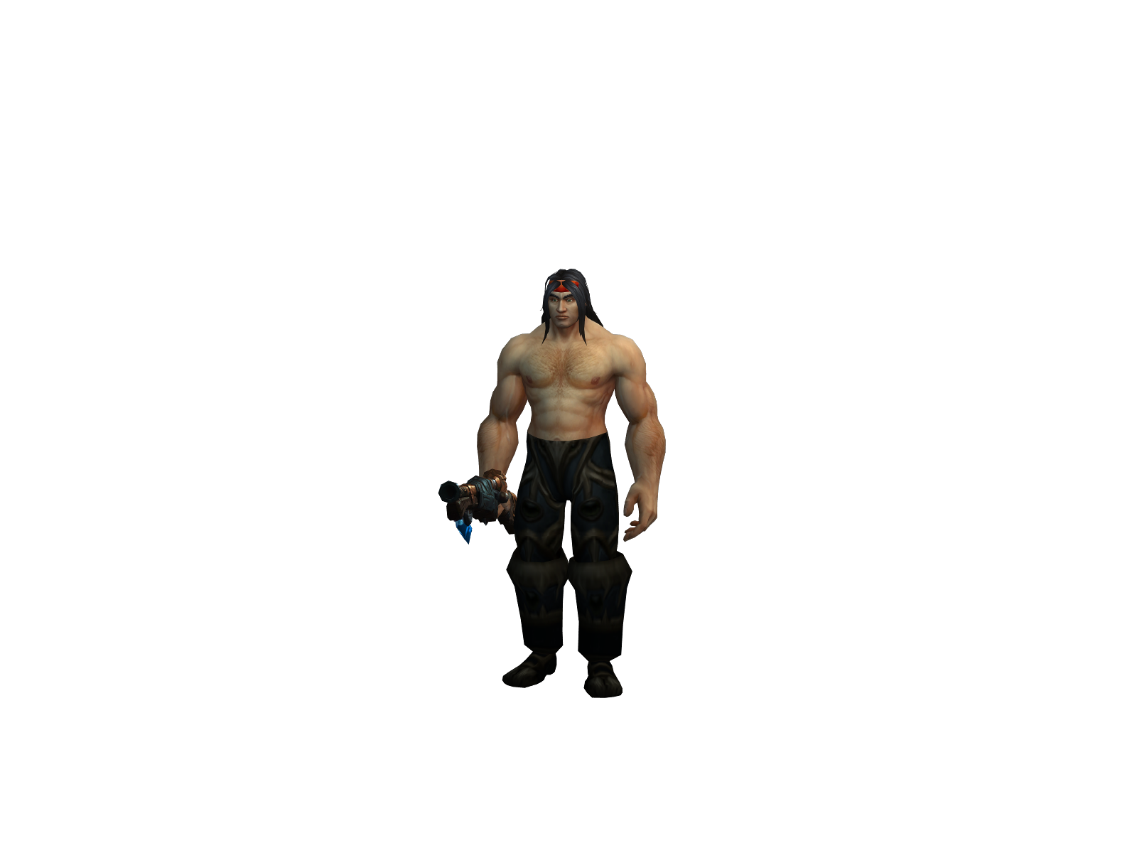 Rafhunter 3D character render