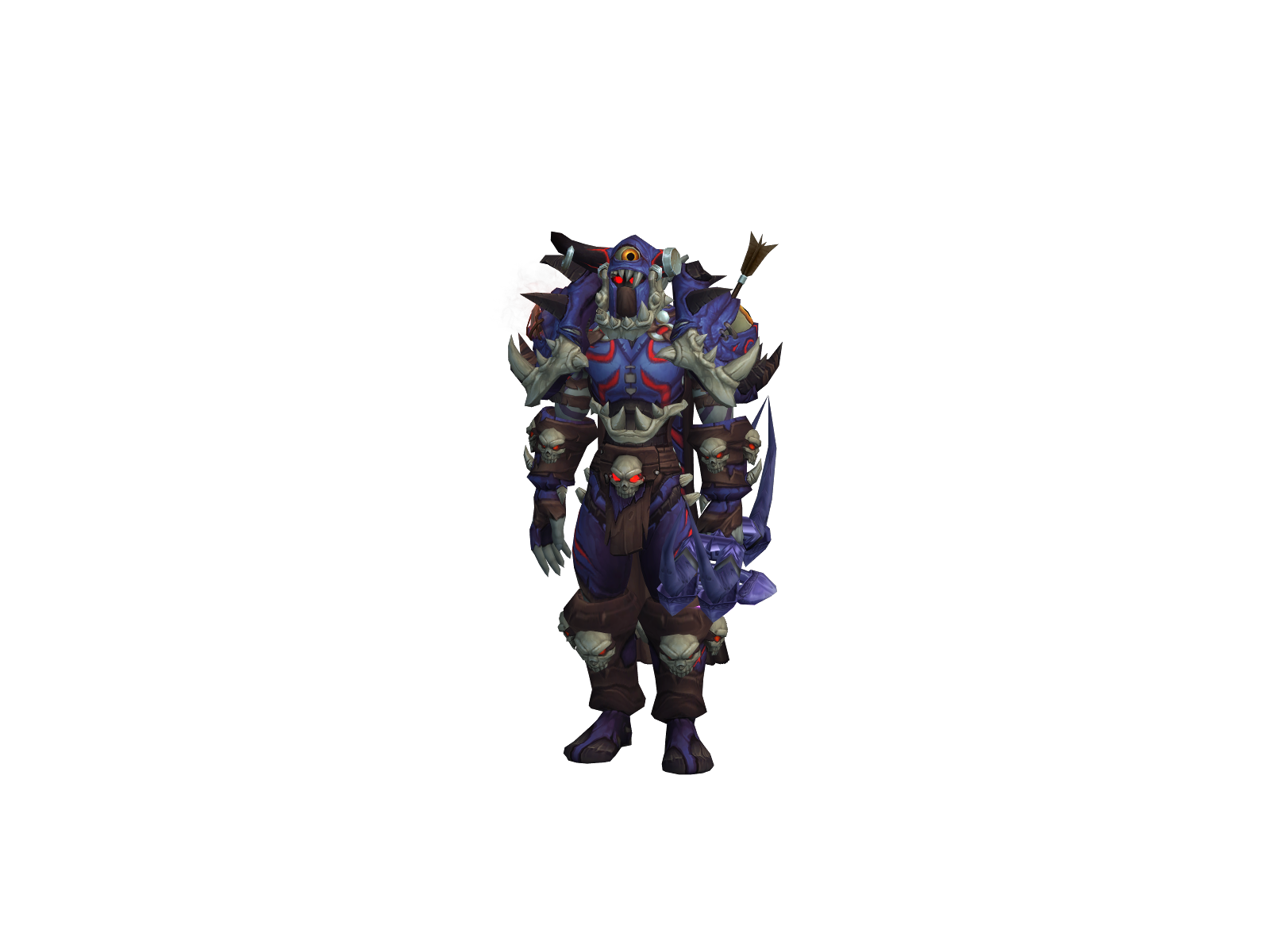 Bullseated 3D character render