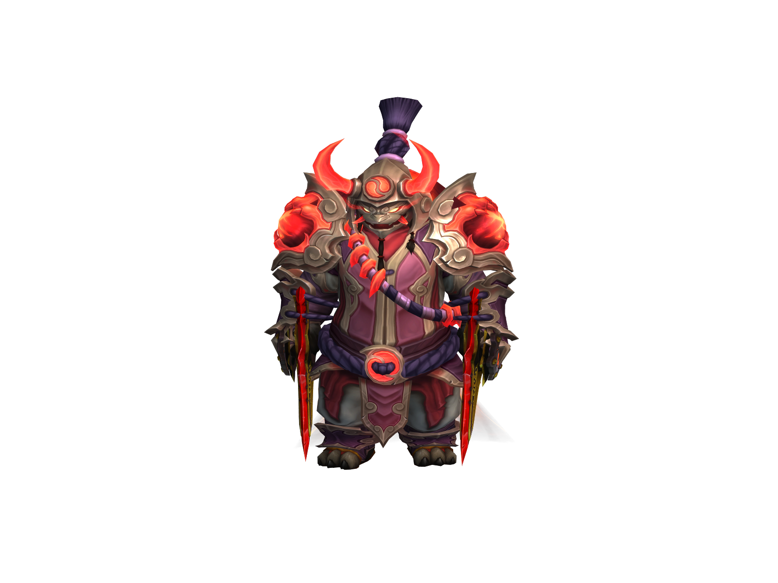 Overhand 3D character render