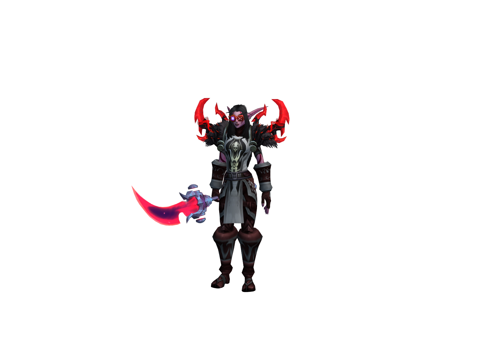 Niwßor 3D character render