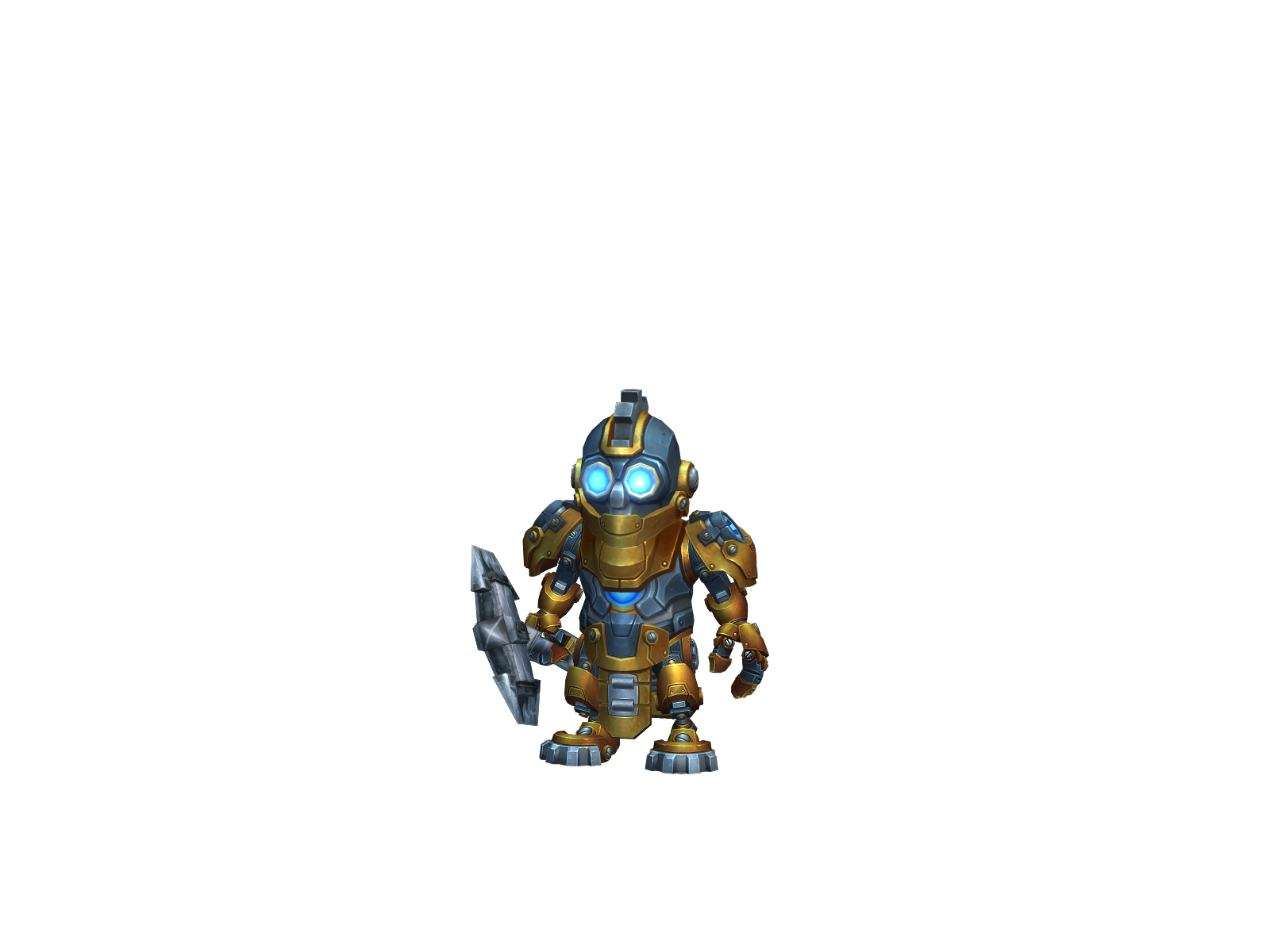 Mortalbot 3D character render