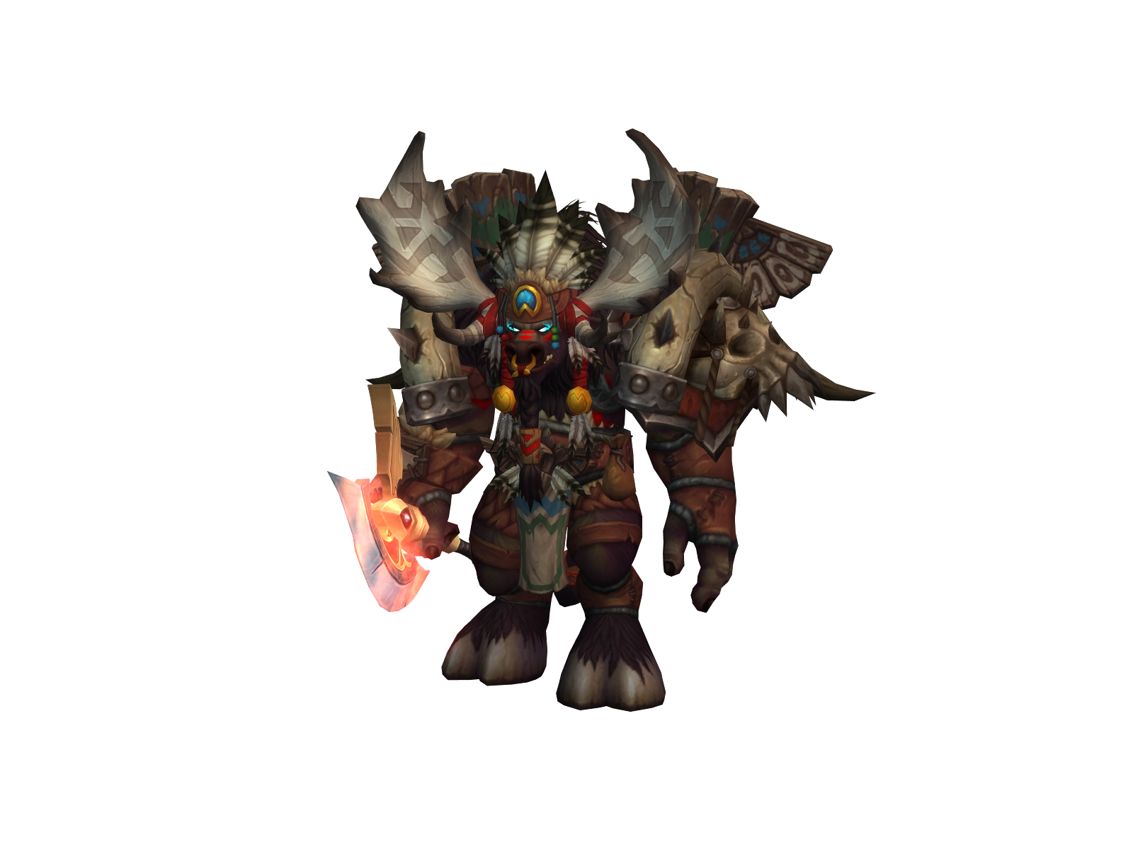 Abroose 3D character render