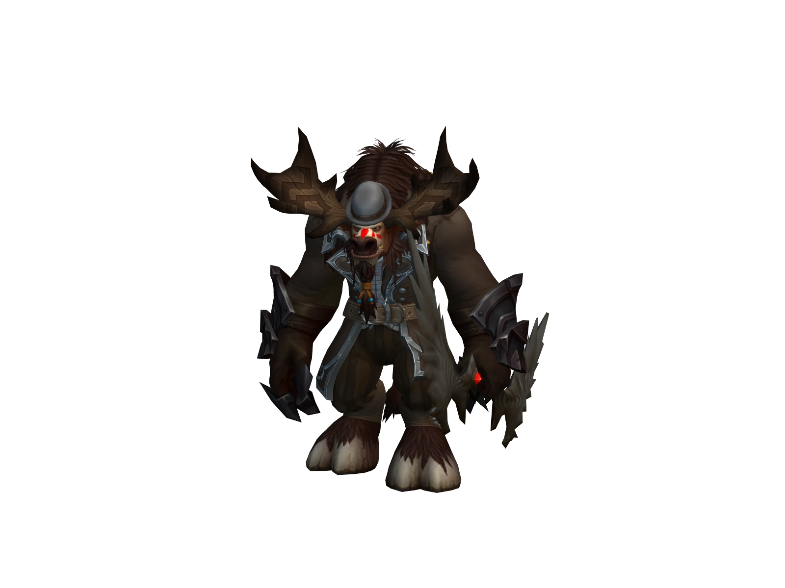 Leitador 3D character render