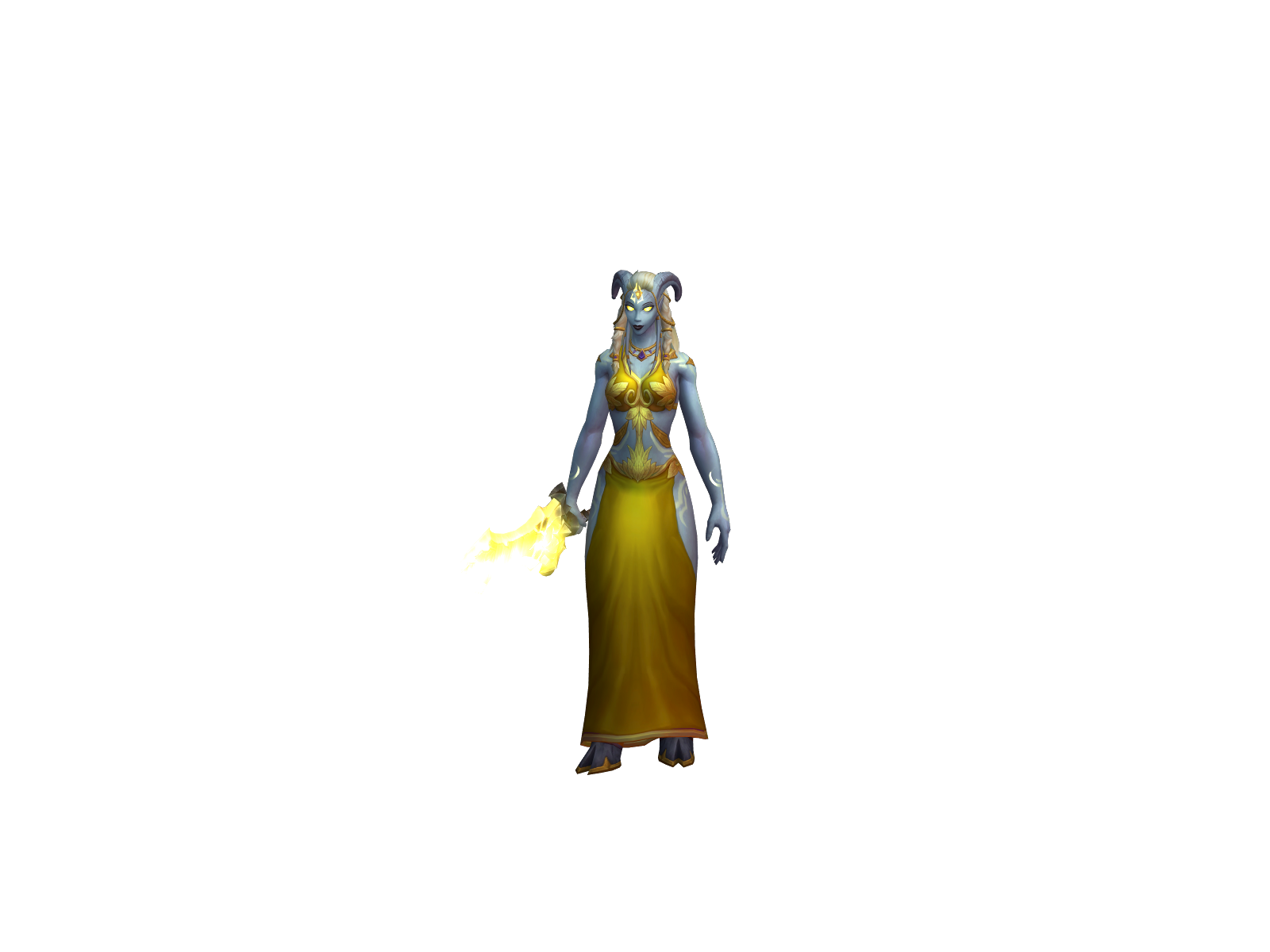 Almeya 3D character render