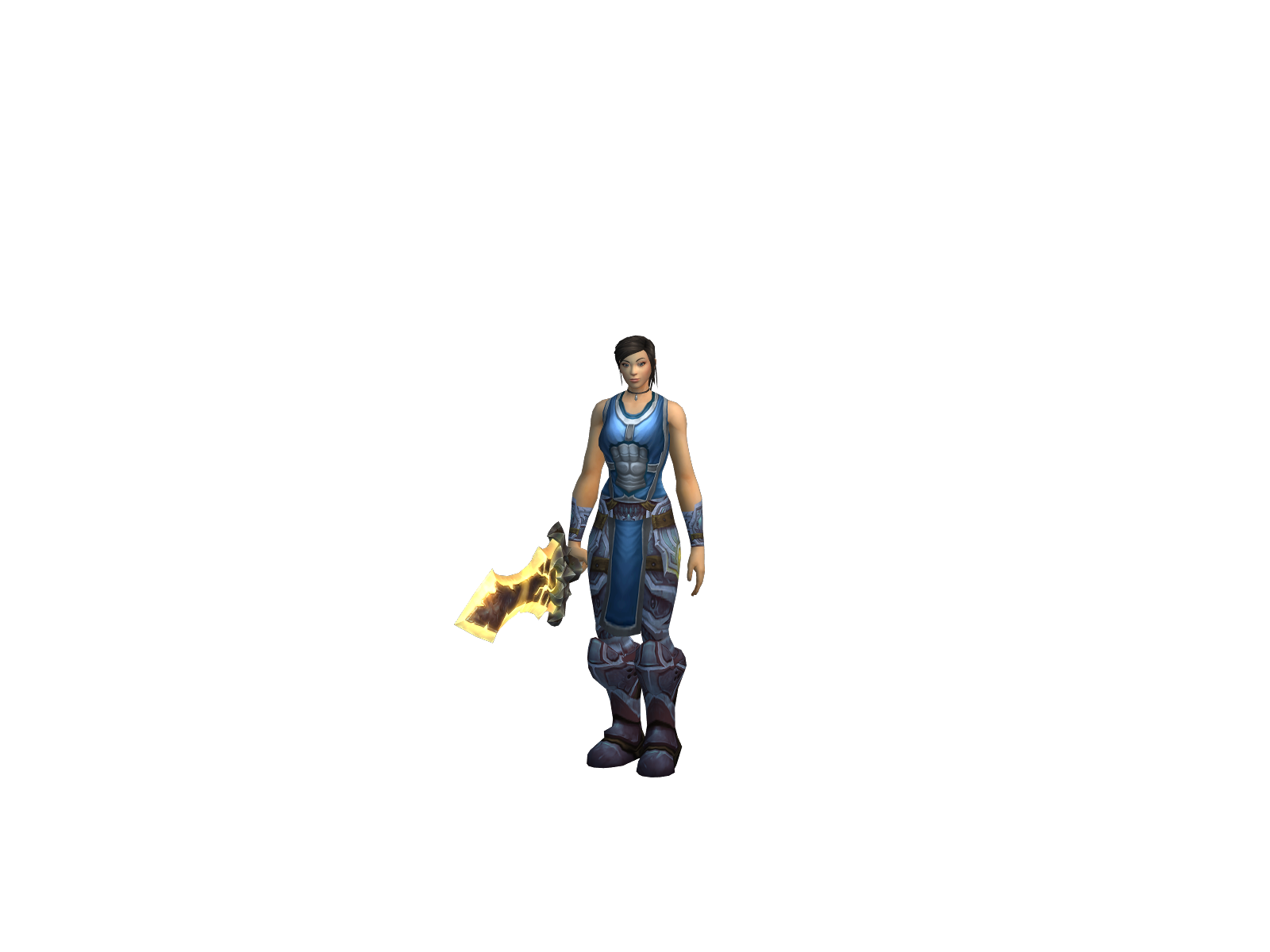 Ranth 3D character render