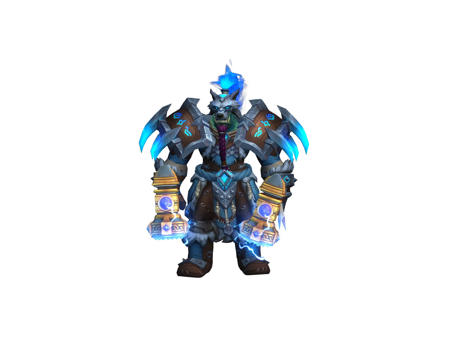 Szaman 3D character render